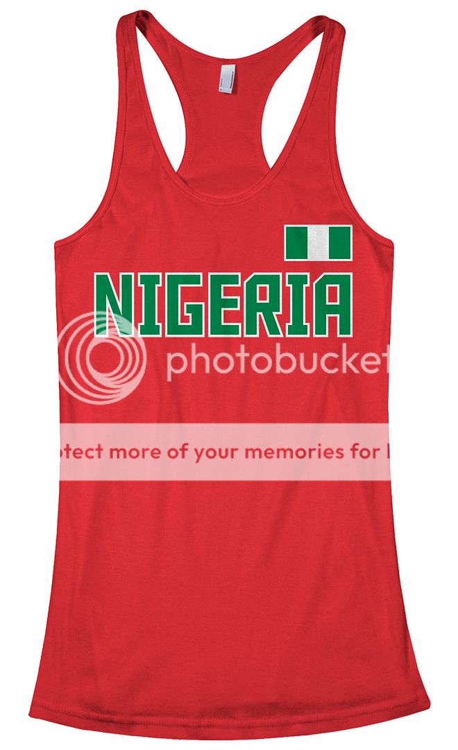 T-shirt Femme Ajusté Nigeria National Pride - Drapeau Africain Nigérian - 100% Coton